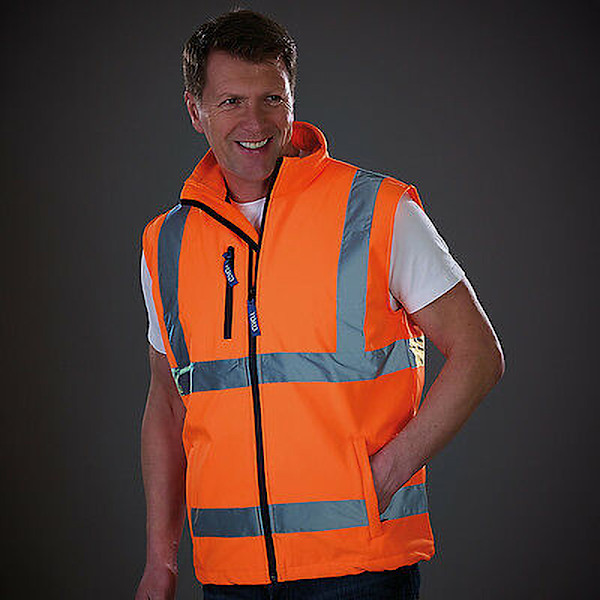 Yoko Hi Vis Softshell Väst / Arbetskläder S Hi Vis Orang Hi Vis Orange S