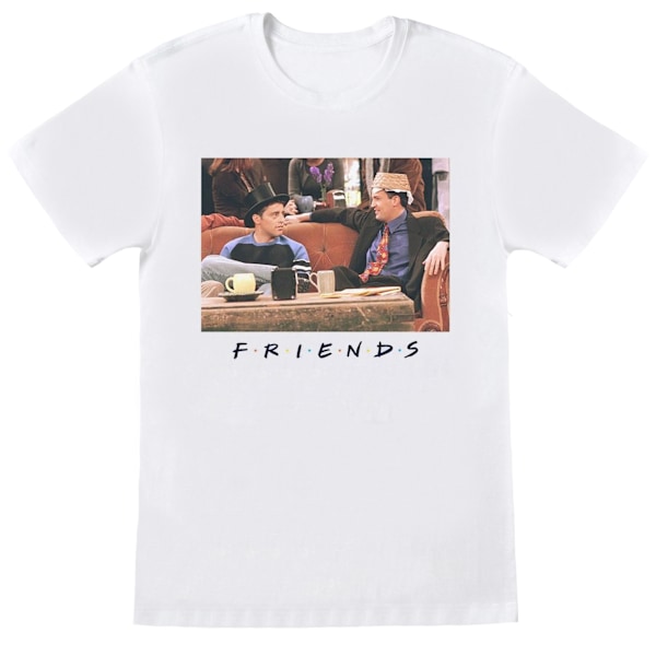 Friends Boys Joey And Chandler Hats T-Shirt 5-6 År Vit White 5-6 Years