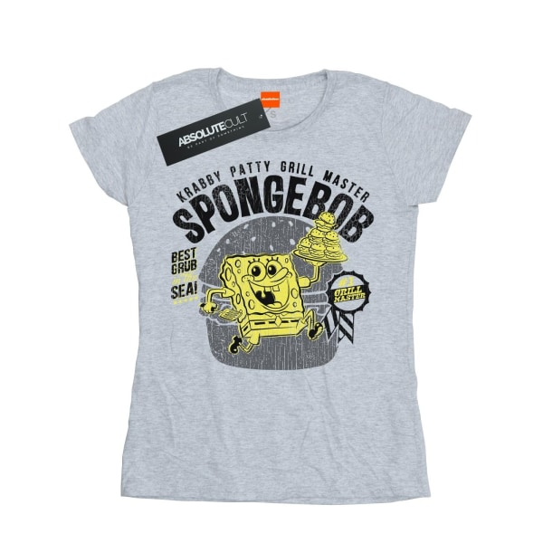 SpongeBob SquarePants Dam/Dam Krabby Patty Cotton T-shirt Sports Grey M