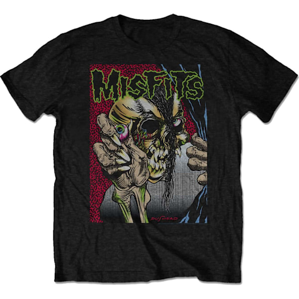 Misfits Unisex Adult Pushead T-Shirt XL Svart Black XL