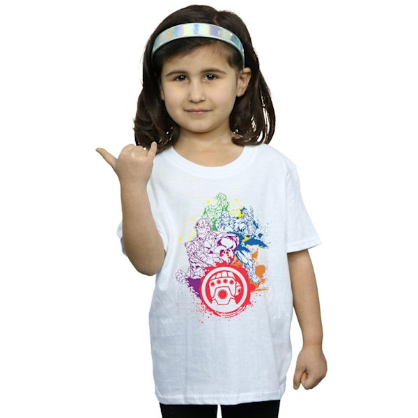 Marvel Girls Thanos Snap Bomull T-shirt 12-13 år Vit White 12-13 Years