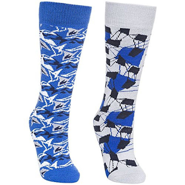 Trespass Childrens/Kids Rockies Skistrumpor (2-pack) 12-3 Chil Bright Blue/Platinum 12-3 Child UK