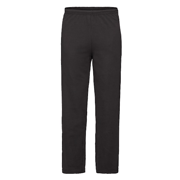 Fruit of the Loom Herr Lättvikts Joggingbyxor L Svart Black L