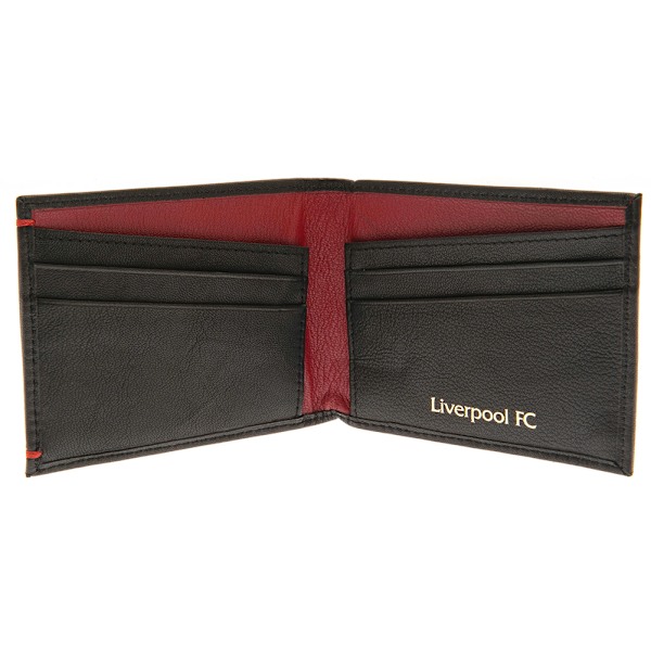 Liverpool FC Präglad Läder Plånbok One Size Svart Black One Size