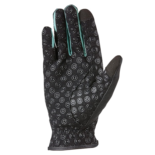 Dublin Unisex Cool-it Gel Touch Fastening Riding Gloves Xsmall Black/Teal Xsmall