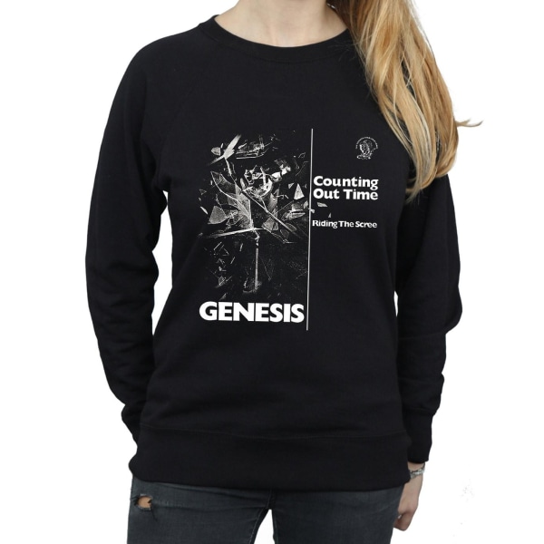 Genesis Womens/Ladies Counting Out Time Sweatshirt XL Svart Black XL
