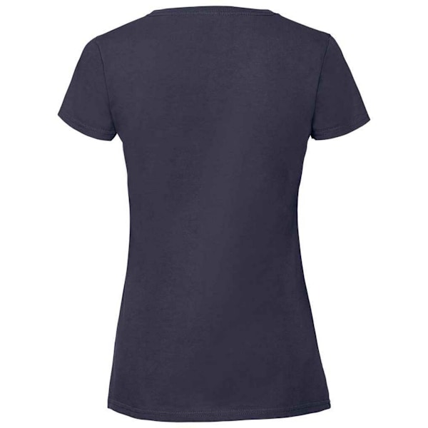 Fruit Of The Loom Dam/Damer Iconic Ringspun Bomull T-shirt Deep Navy XL