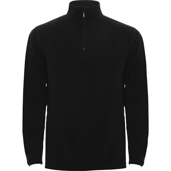 Roly Herr Himalaya Quarter Zip Fleece Jacka XL Solid Black Solid Black XL