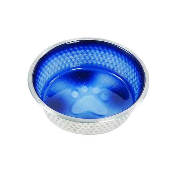 Weatherbeeta halkfri rostfri skål för hundar 16,5 cm Roy Royal Blue 16.5cm