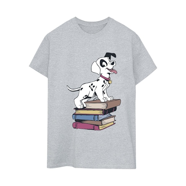 Disney Womens/Ladies 101 Dalmatians Books Bomull Boyfriend T-Sh Sports Grey 3XL