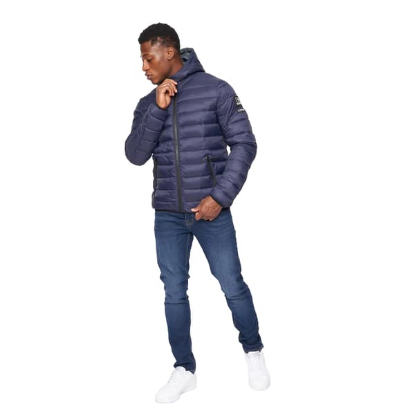 Crosshatch Gattering Jacka för män XL Marinblå Navy XL