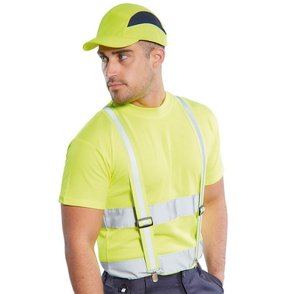 Portwest AirTech Bump Cap One Size Hi Viz Gul Hi Viz Yellow One Size