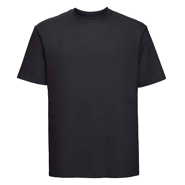 Russell Herr T-shirt i ringspun bomull, klassisk modell, S, svart Black S