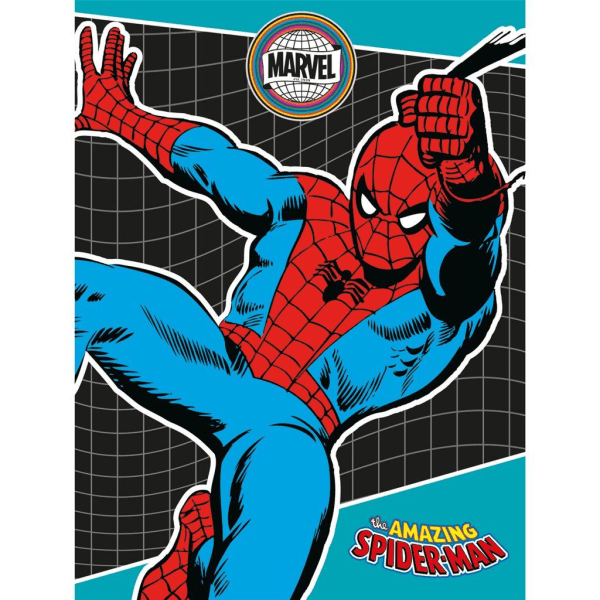 The Amazing Spider-Man Energized Canvas Print 40cm x 30cm Red/B Red/Blue/Black 40cm x 30cm