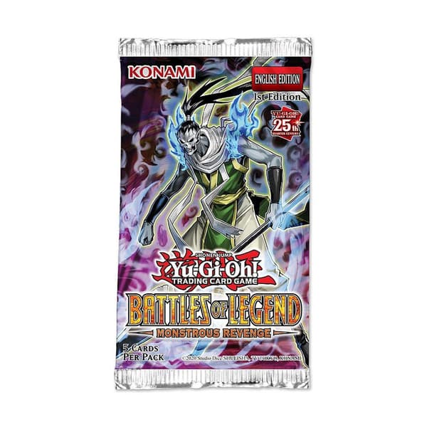 Yu-Gi-Oh! Monstrous Revenge 25-årsjubileums Booster Pack (paket Multicoloured One Size