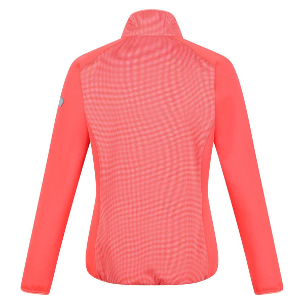 Regatta Womens/Ladies Highton II Tvåfärgad Fleecejacka med dragkedja Neon Peach 8 UK