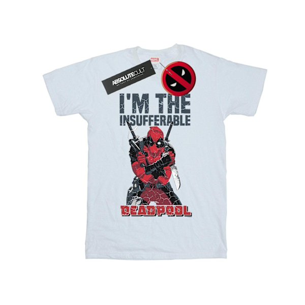 Marvel Dam/Damer Deadpool I´m The Insufferable Bomull Pojkvän White XXL