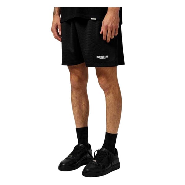 Represent Herr Apex Panelled Flat Trainers 7 UK Triple Black Triple Black 7 UK