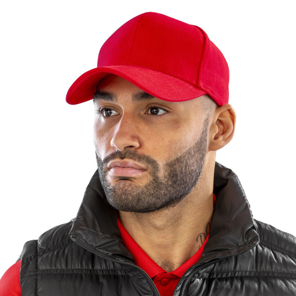 Resultat Huvudbonader Unisex Adult Pro Style Heavy Drill Cap One Size Red One Size