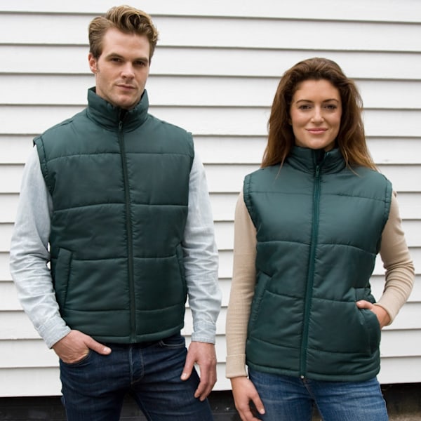 Result Core Bodywarmer Vattenavvisande Vindtät Jacka L för Herr Bottle Green L
