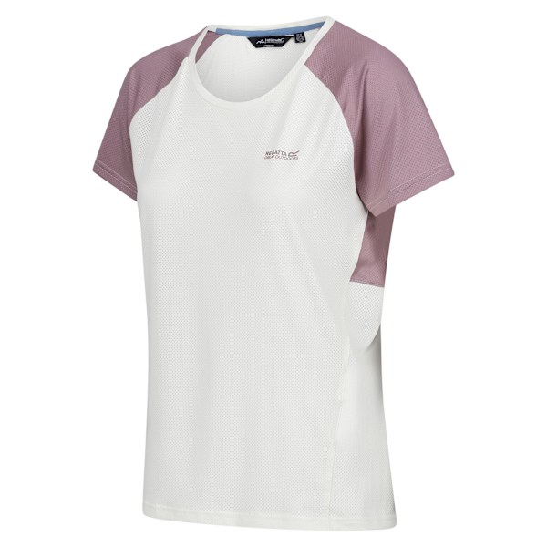 Regatta Dam/Kvinnor Emera T-Shirt 8 UK Vit/Heather White/Heather 8 UK