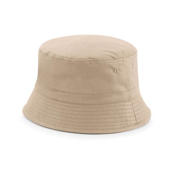 Beechfield Unisex Vuxen Vändbar Bucket Hat SM Oliv/Sten Olive/Stone S-M