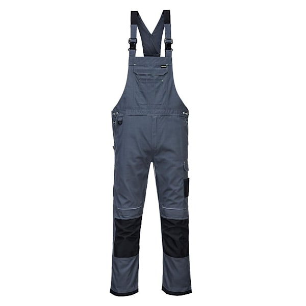 Portwest Herr PW3 Arbetsbyxa Och Haklapp Overall M Zoom Grå/Svart Zoom Grey/Black M