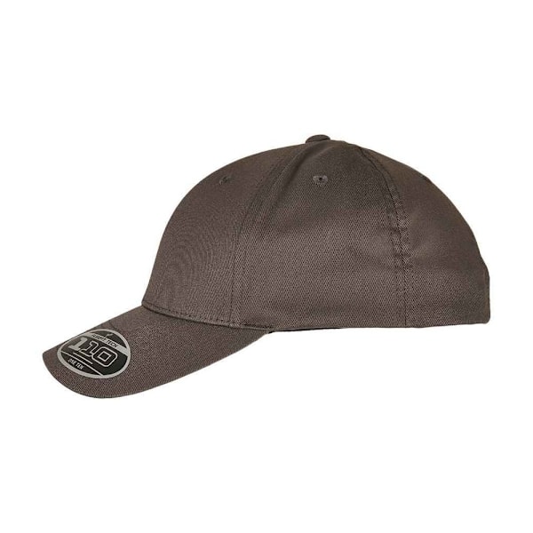 Flexfit 110 Curved Peak Cap One Size Mörkgrå Dark Grey One Size