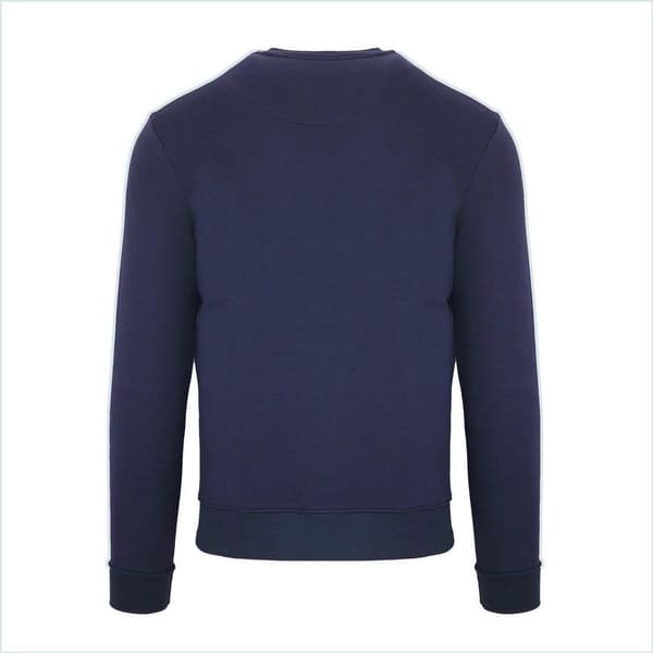 Aquascutum Herr Ribbad Logotyp Tröja S Marinblå Navy S