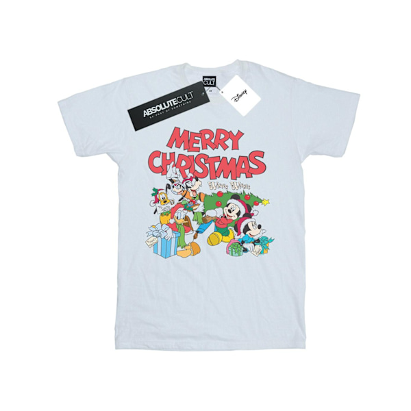 Disney Herr Mickey And Friends Winter Wishes T-Shirt XL Vit White XL