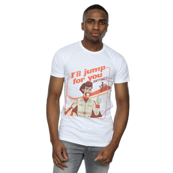 Disney Mens Toy Story 4 Duke I´ll Jump For You T-Shirt 5XL Vit White 5XL