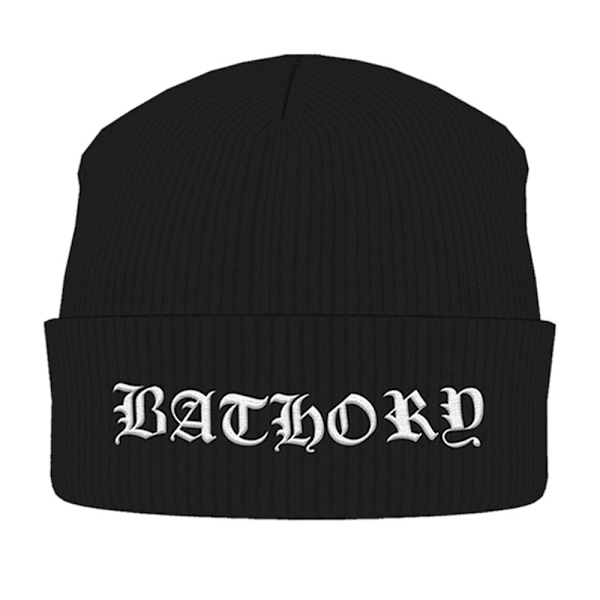 Bathory Logo Broderad Mössa One Size Svart Black One Size
