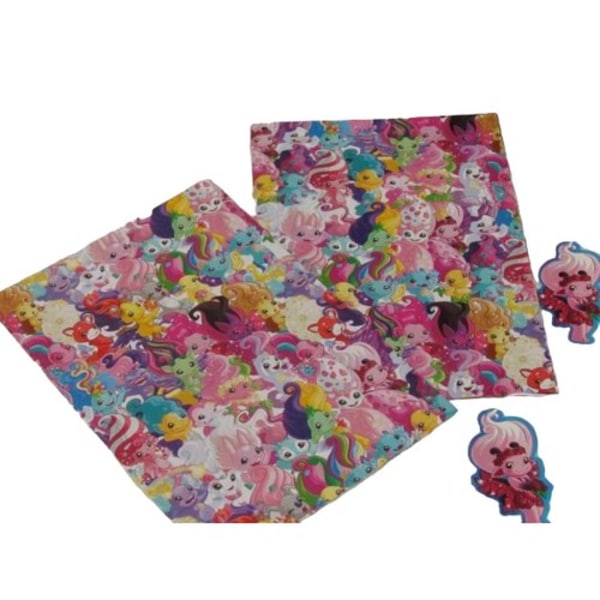 Presentpapper med Gazelle-figurer, en storlek, flerfärgad Multicoloured One Size