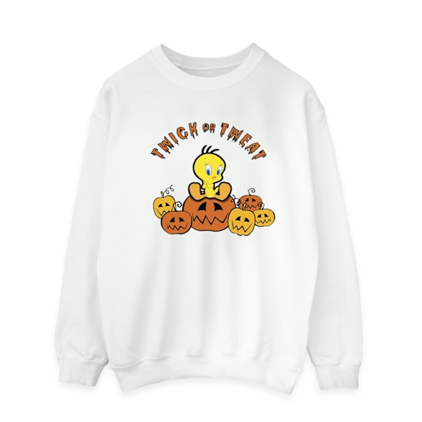 Looney Tunes Mens Twick Or Tweat Sweatshirt L Vit White L