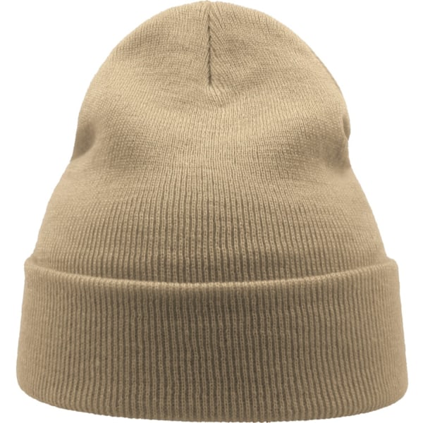 Atlantis Unisex Vuxen Vind Återvunnen Cuffad Mössa En Storlek Beige Beige One Size