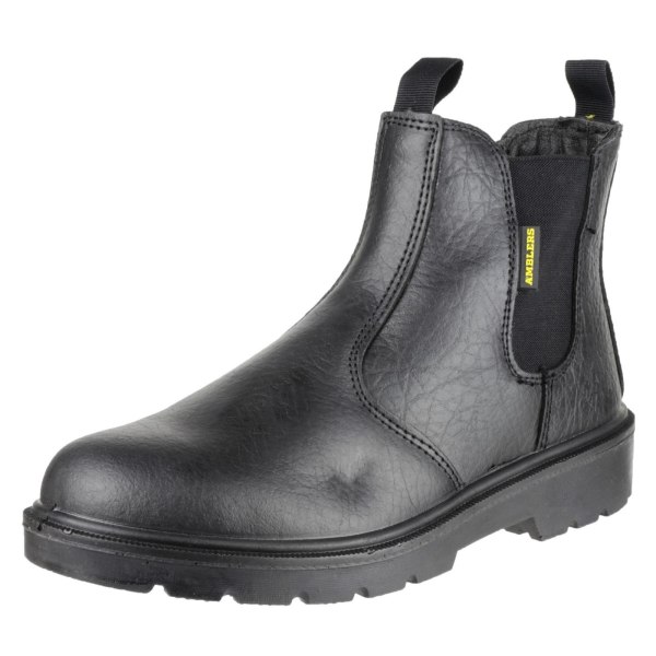 Amblers Steel FS116 Pull-On Dealer Boot / Unisex Boots 15 UK Bl Black 15 UK