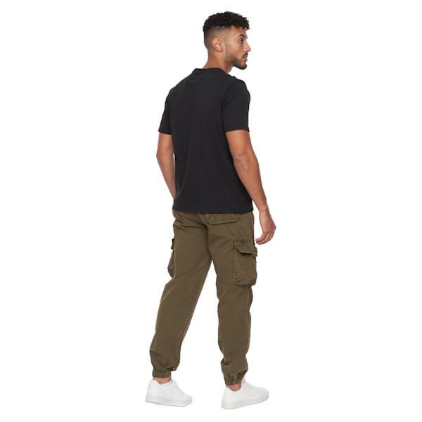 Duck and Cover Mens Kartmoore Combat Trousers 30L Khaki Khaki 30L