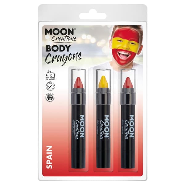 Moon Creations Logo Kroppskritor One Size Röd/Gul/Röd Red/Yellow/Red One Size
