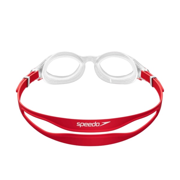 Speedo Unisex Adult 2.0 Biofuse Simglasögon One Size Clear Clear/Red One Size