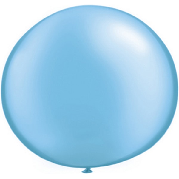 Qualatex 5 tum enkla latexpartyballonger (förpackning om 100) (48 färger) Pearl Azure One Size