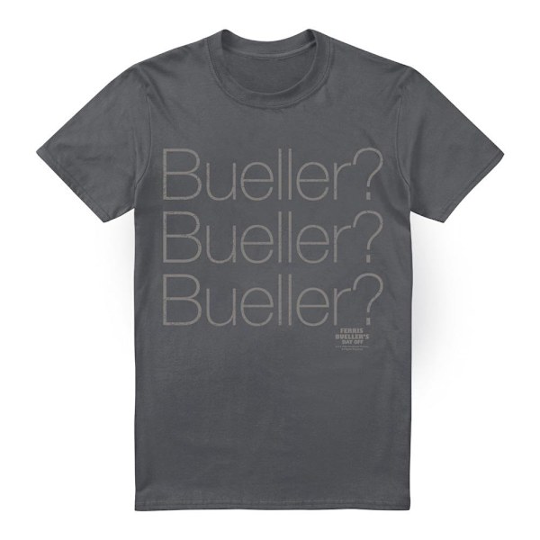 Ferris Bueller´s Day Off Herr Bueller? T-Shirt L Gråmelerad Charcoal L