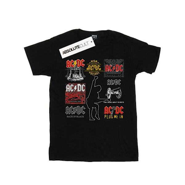 AC/DC Art Collection T-shirt för män, 4XL, svart Black 4XL