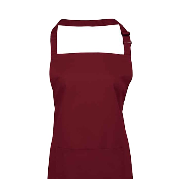 Premier Unisex Vuxen Färger Fickfull Förkläde En Storlek Bourgogne Burgundy One Size