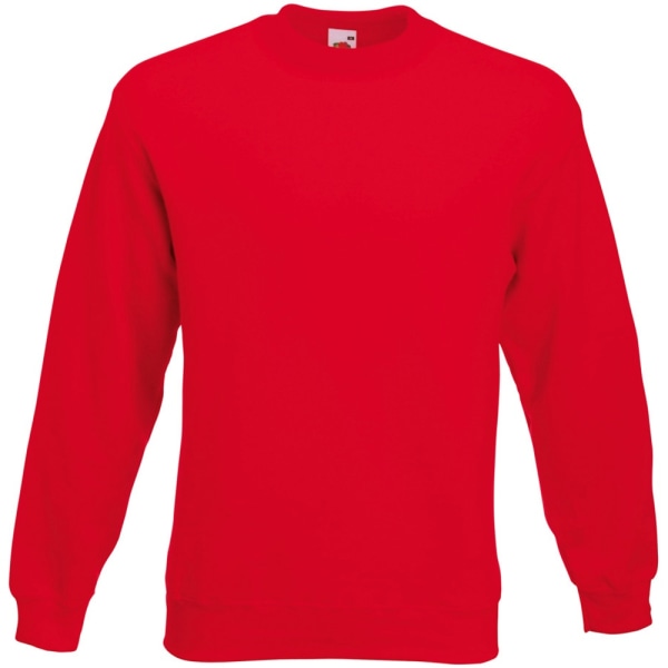 Fruit Of The Loom Herr Set-In Belcoro® Garn Sweatshirt 3XL Röd Red 3XL