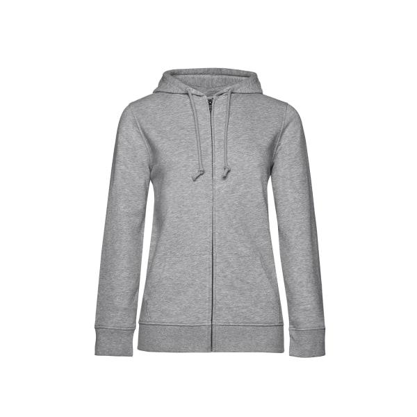 B&C Ekologisk Hoodie Dam/Dam XS Grå Ljung Grey Heather XS