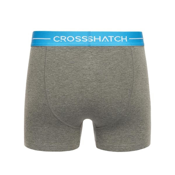 Crosshatch Mens Astral Bright Boxer Shorts (5-pack) L Charco Charcoal Marl L