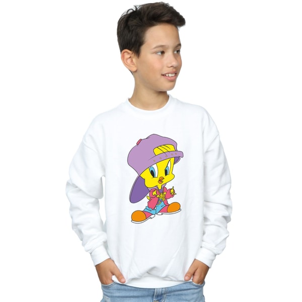 Looney Tunes Boys Tweety Pie Hip Hop Sweatshirt 12-13 år Whi White 12-13 Years