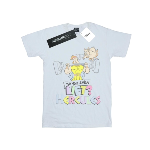 Disney Girls Hercules Lyfter du ens? T-shirt i bomull 7-8 år White 7-8 Years