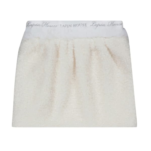 Lapin House Flickakjol i Bouclé 3 år Off White Off White 3 Years