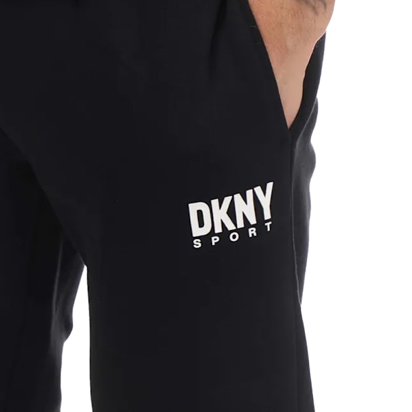 DKNY Herr Tryckt Logotyp Joggingbyxor L Svart Black L